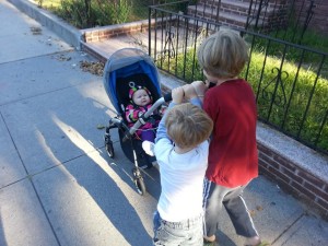 Brothers stroller